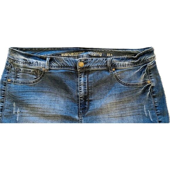 Avenue Denim Women's Lightweight Hi-Tech Stretch Slimming Jeggings Size 22A - Picture 6 of 13